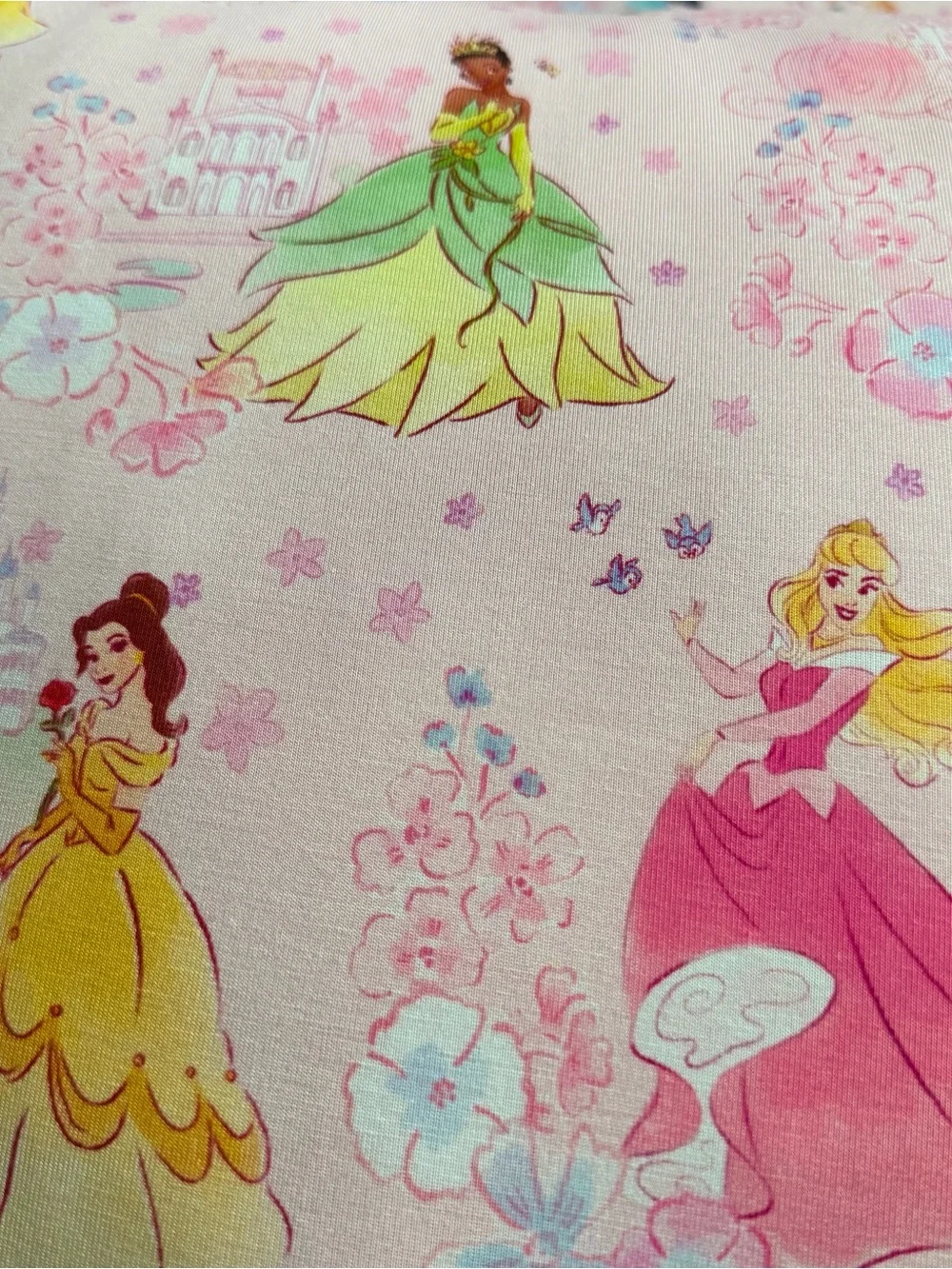 LS princess garden Bamboo Custom Queen fitted Sheets with 2 standard pillowcases